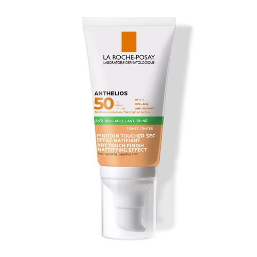 La Roche-Posay Anthelios Anti-brillance Tinted Face Gel-Cream Spf50+ Αντηλιακή Gel Κρέμα Προσώπου με Χρώμα για Ματ Αποτέλεσμα 50ml